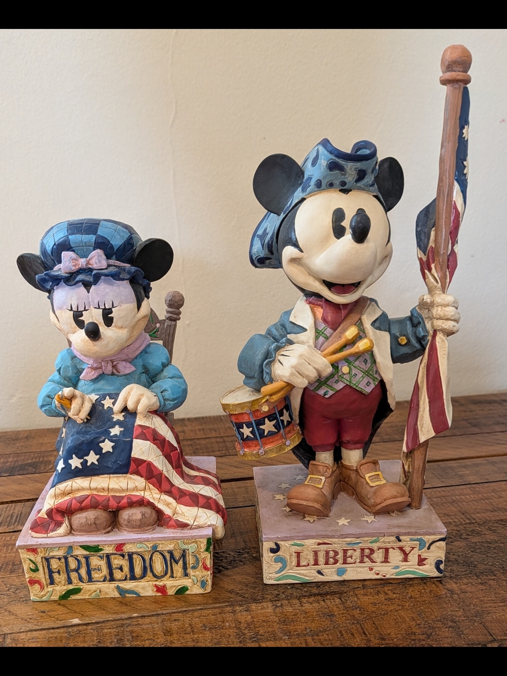 Stitching Freedom's Promise Minnie Mouse & The Ultimate Patriot Mickey Mouse